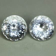 5.66 Cts_Diamond Sparkle Pair_100 % Natural Unheated White Pollucite_Afghanistan for sale  Shipping to South Africa