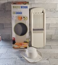 Suporte de segurança vintage Boerner Wave fatiador de waffle cortador de vegetais Alemanha, usado comprar usado  Enviando para Brazil