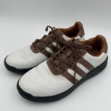 Zapatos de golf Adidas para hombre talla 9 marrón y blanco 791003 segunda mano  Embacar hacia Argentina