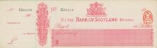 Bank scotland cheques for sale  STOCKBRIDGE