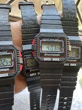 Usado, Reloj Convoy Vintage Años 80 Digital Cronógrafo 7 Melodías ""Super Shock"" ~ Nuevo/Antiguo segunda mano  Embacar hacia Argentina