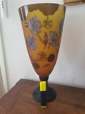 Vase verre grave d'occasion  Saintes