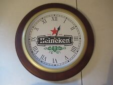 Heineken 15 inch all clock TESTED WORKS tweedehands  verschepen naar Netherlands