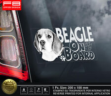 Adesivo beagle board usato  Caselle Torinese