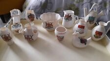 Pieces crested china for sale  CHESTERFIELD