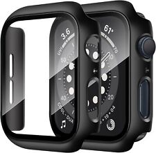Case for Apple Watch Series 9 / 8 protective case 41 mm 45 mm display protective glass for sale  Shipping to South Africa