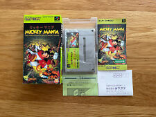 Mickey Mania SFC Japão SNES Super Nintendo Famicom 100% completo! comprar usado  Enviando para Brazil
