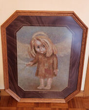 LITTLE MISS NO NAME We Care Campaign SPIRIT OF HOPE Framed TEAR DOLL TAPESTRY for sale  Lafayette