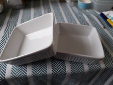 Square ceramic bowls for sale  COWES