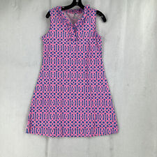 Pulôver túnica Lulu-B feminino rosa azul babado gola V sem mangas tamanho pequeno, usado comprar usado  Enviando para Brazil