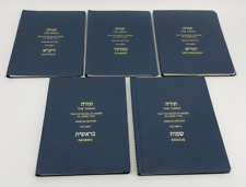 CONJUNTO 5 VOL A Torá Cinco Livros de Moisés TIPO GRANDE Impressão EDIÇÃO JUDAICA INGLESA, usado comprar usado  Enviando para Brazil