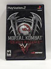 Mortal Kombat Deadly Alliance PlayStation 2 PS2 ¡Etiqueta Negra Completa! segunda mano  Embacar hacia Argentina