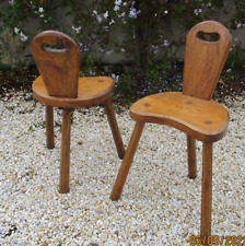 Chaises tabouret brutaliste d'occasion  Saint-Pierre-Quiberon