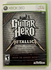 Usado, Auténtico estuche y manual Guitar Hero Metallica (Xbox 360) solo *SIN JUEGO* 🙂 segunda mano  Embacar hacia Mexico