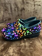 Dansko rainbow clogs for sale  WATFORD