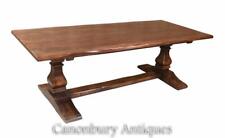 Oak Refectory Table - Farmhouse Trestle Kitchen Rustic for sale  Shipping to South Africa