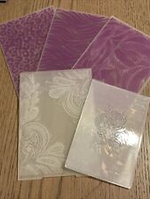 Used, Bundle Of 5 Embossing Folders Crafters Companion Gemini Papercraft Folders for sale  Shipping to South Africa