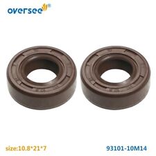 2* 93101-10M14 Oil Seal For Yamaha Outboard Motor 2T 4HP 5HP Parsun F4-03000027 for sale  Shipping to South Africa