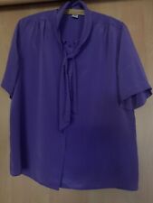 Bluse vintage lila gebraucht kaufen  Roßtal