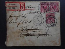 Einschreiben 1898 siegel gebraucht kaufen  Dresden