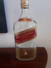 VTG. RARE JOHNNIE WALKER RED LABEL 1.75 L EMPTY BOTTLE W/HANDLE, used for sale  Shipping to South Africa
