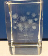 Laser cut crystal for sale  ANDOVER