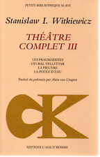 Stanislaw witkiewicz théâtre d'occasion  Rennes