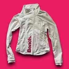 Chaqueta de pista asimétrica Banch urbana talla Pequeño blanco y rosa caliente cremallera completa, usado segunda mano  Embacar hacia Argentina