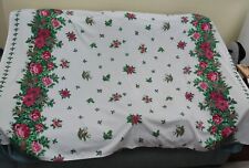 Christmas tablecloth festive for sale  BELFAST