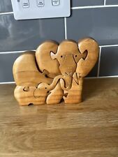 Elephant wooden puzzle for sale  PETERBOROUGH