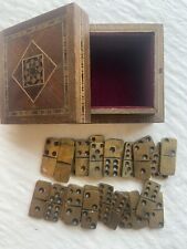 Brass mini dominoes for sale  CAMBORNE