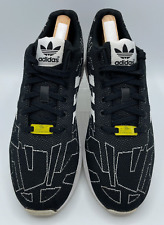 ADIDAS TORSION ZX Flux Weave Trainers Mens UK 10 Sneakers Shoes Black Patterned for sale  Shipping to South Africa