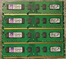4x 4GB (16 GB) PC3-10600 Kingston KVR1333D3N9H/4G DDR3-1333 RAM Memory DIMM 1.5V, used for sale  Shipping to South Africa