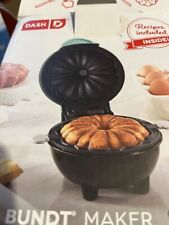 Mini Bundt Cake Maker Lava Cake Maker, 350W Electric Rotating Lava Cake - Aqua, used for sale  Shipping to South Africa