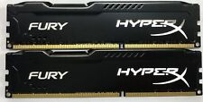 Used, Kingston HYPERX FURY 16GB kit 2x8GB 1600MHZ HX316C10FBK2/16 DIMM GAMING RAM 240p for sale  Shipping to South Africa