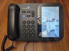 Teléfono con subtítulos transparentes azul para problemas auditivos teléfono con subtítulos amplificados segunda mano  Embacar hacia Mexico