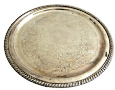 Silver plated salver for sale  GOSPORT