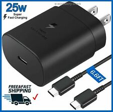 25w Type USB-C Super Fast Wall Charger+6FT Cable For Samsung Galaxy S22+Ultra 5G for sale  Boise