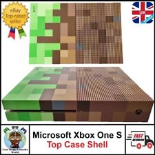 Microsoft Xbox One S Minecraft Top Housing Shell Case Official - C Condition, used for sale  Shipping to South Africa