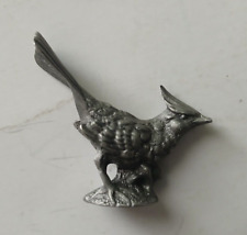 Vintage Pewter Cardinal Bird Miniature Figurine for sale  Shipping to South Africa