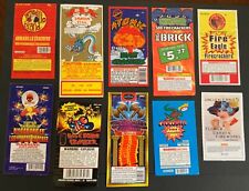 COLLECTION OF TEN (10) HARD TO FIND FIRECRACKER LABELS, used for sale  Shipping to South Africa