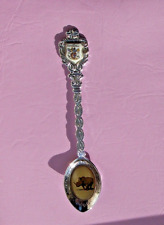 Rhinoceros decorated teaspoon for sale  BASINGSTOKE
