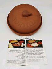 Lakeland Large Terracotta Garlic Baker Roaster Tortilla Warmer + Instructions  for sale  Shipping to South Africa