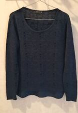 Pull bleu marine d'occasion  Bourg-de-Thizy