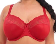 Elomi Morgan Bra Haute Red Lace Size 40J Underwired Side Support Full Cup 4111 for sale  Shipping to South Africa
