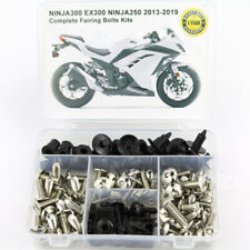 Kit completo de porcas de parafuso de carenagem compatível com Kawasaki Ninja300 EX300 Ninja250 13-17 prata comprar usado  Enviando para Brazil
