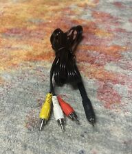 Usado, Cabo adaptador conector AV áudio vídeo composto macho 2,5 mm para 3 RCA macho comprar usado  Enviando para Brazil