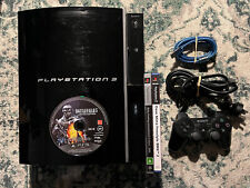 Console Sony Playstation 3/ PS3 Fat modelo 37GB - CECHH02 - incl 4 jogos - Testado comprar usado  Enviando para Brazil