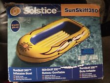 Solstice Sunskiff 350 Inflatable 3 Person Boat Raft 92"x 53" Tested (no oars) for sale  Shipping to South Africa