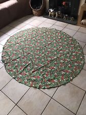 Round christmas tablecloth for sale  WATFORD